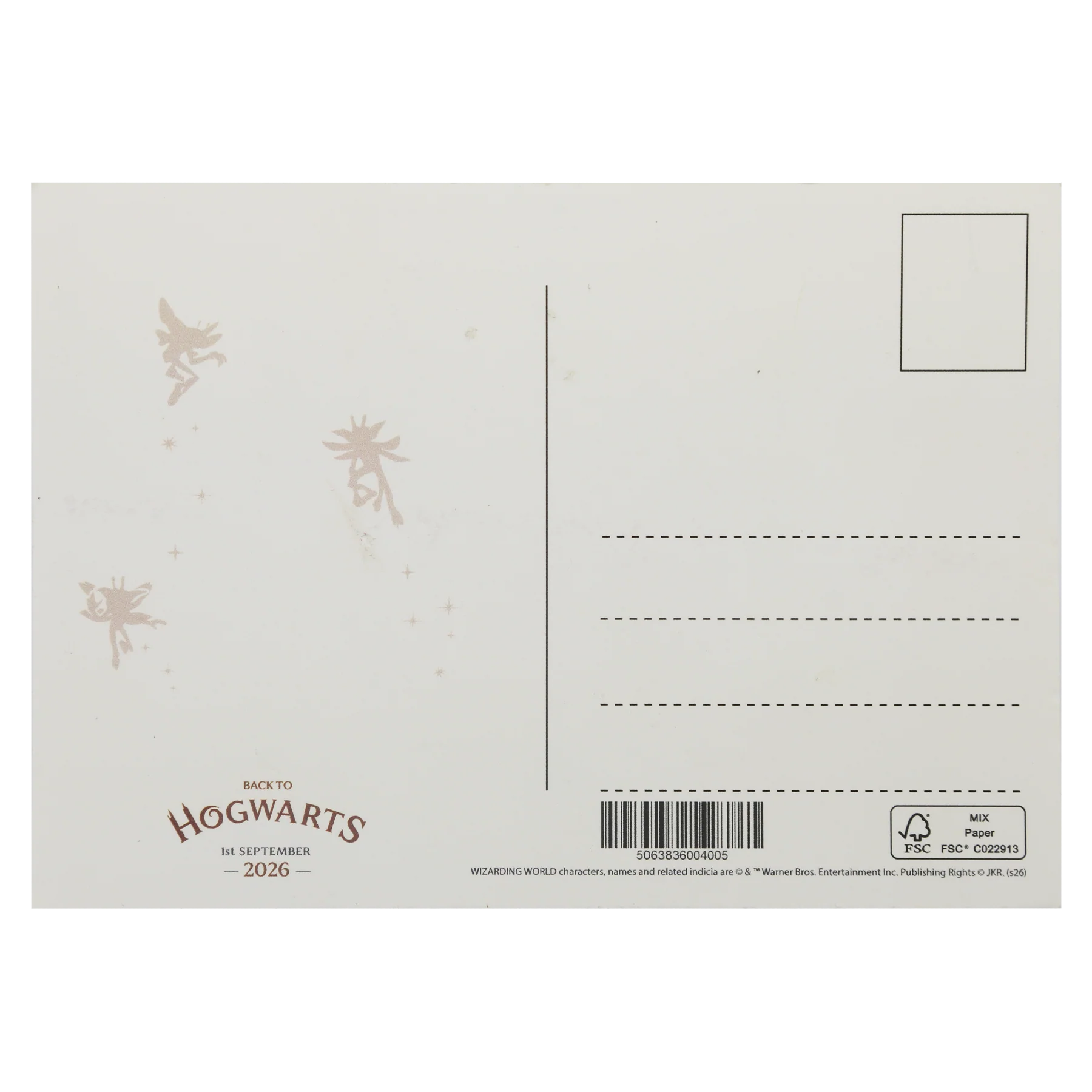 Back to Hogwarts 2026 Postcard - Image 3