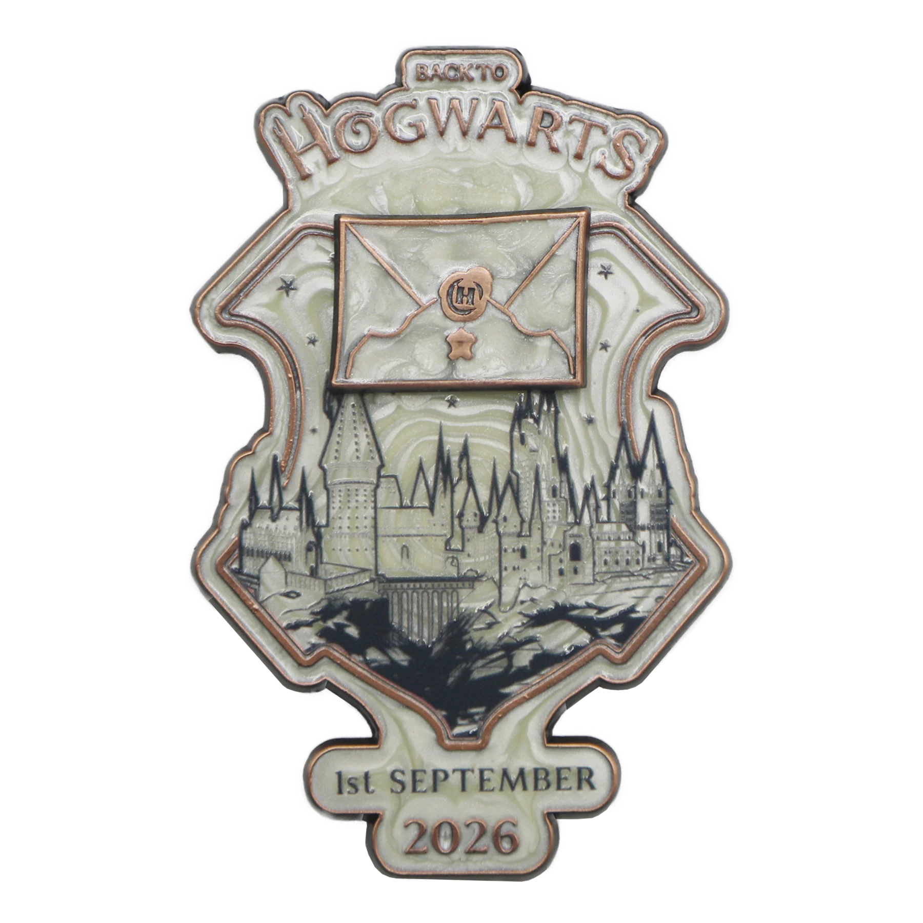 Back to Hogwarts 2026 Spinning Pin