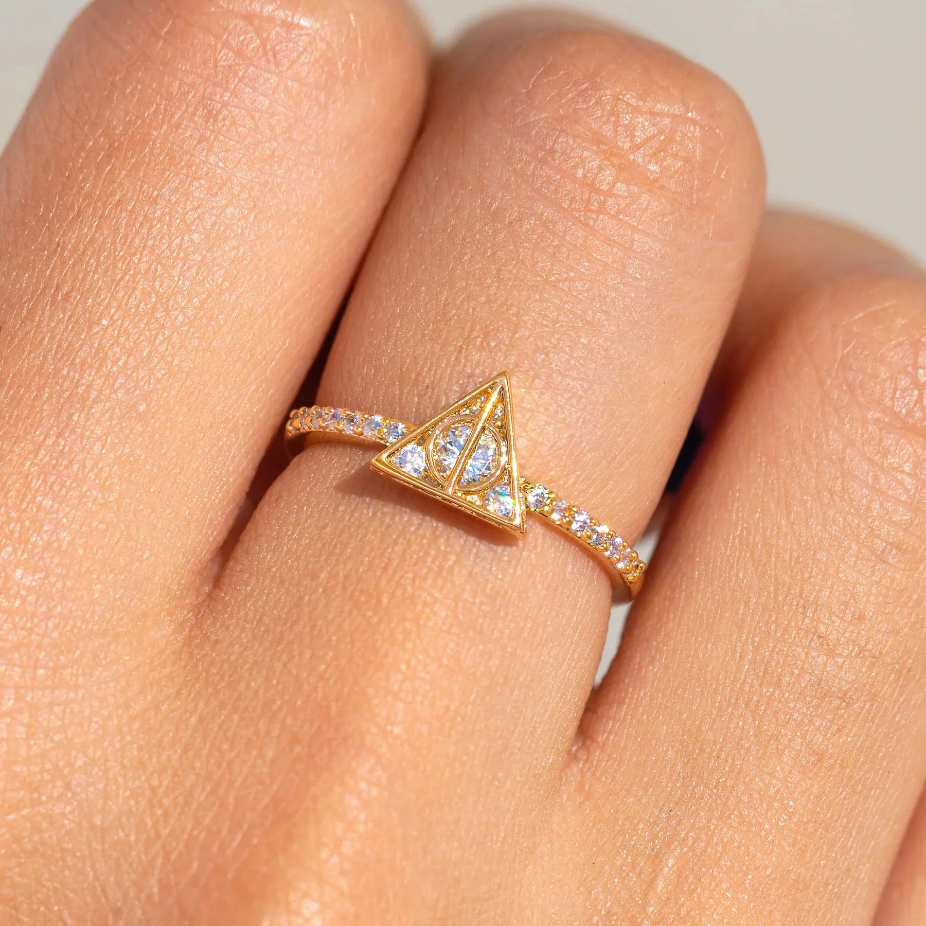 Girls Crew Deathly Hallows Ring - Image 2