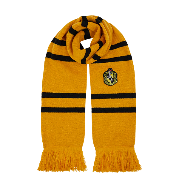 Hufflepuff Knitted Crest Scarf - Image 2