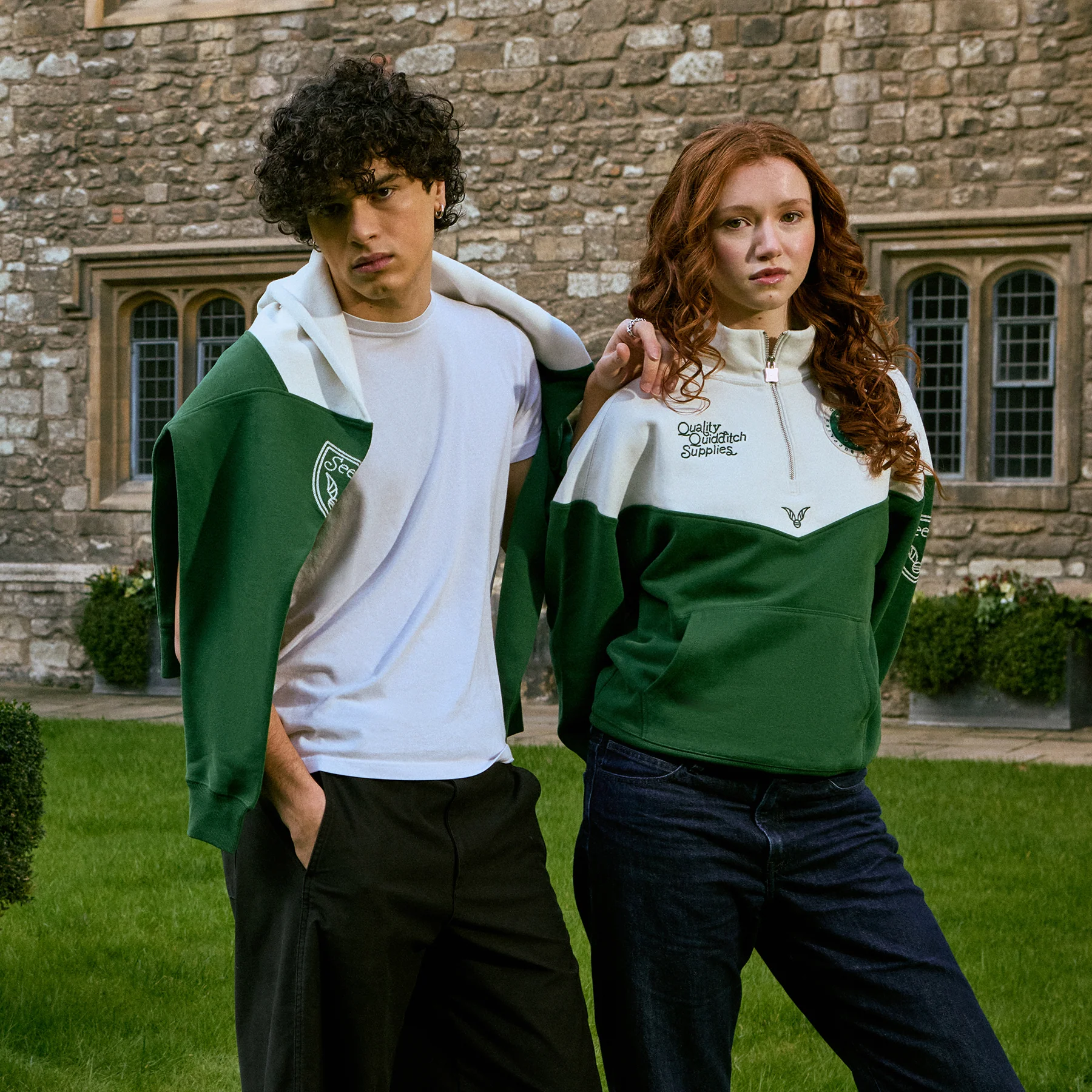 Quality Quidditch Supplies Half Zip Sweatshirt