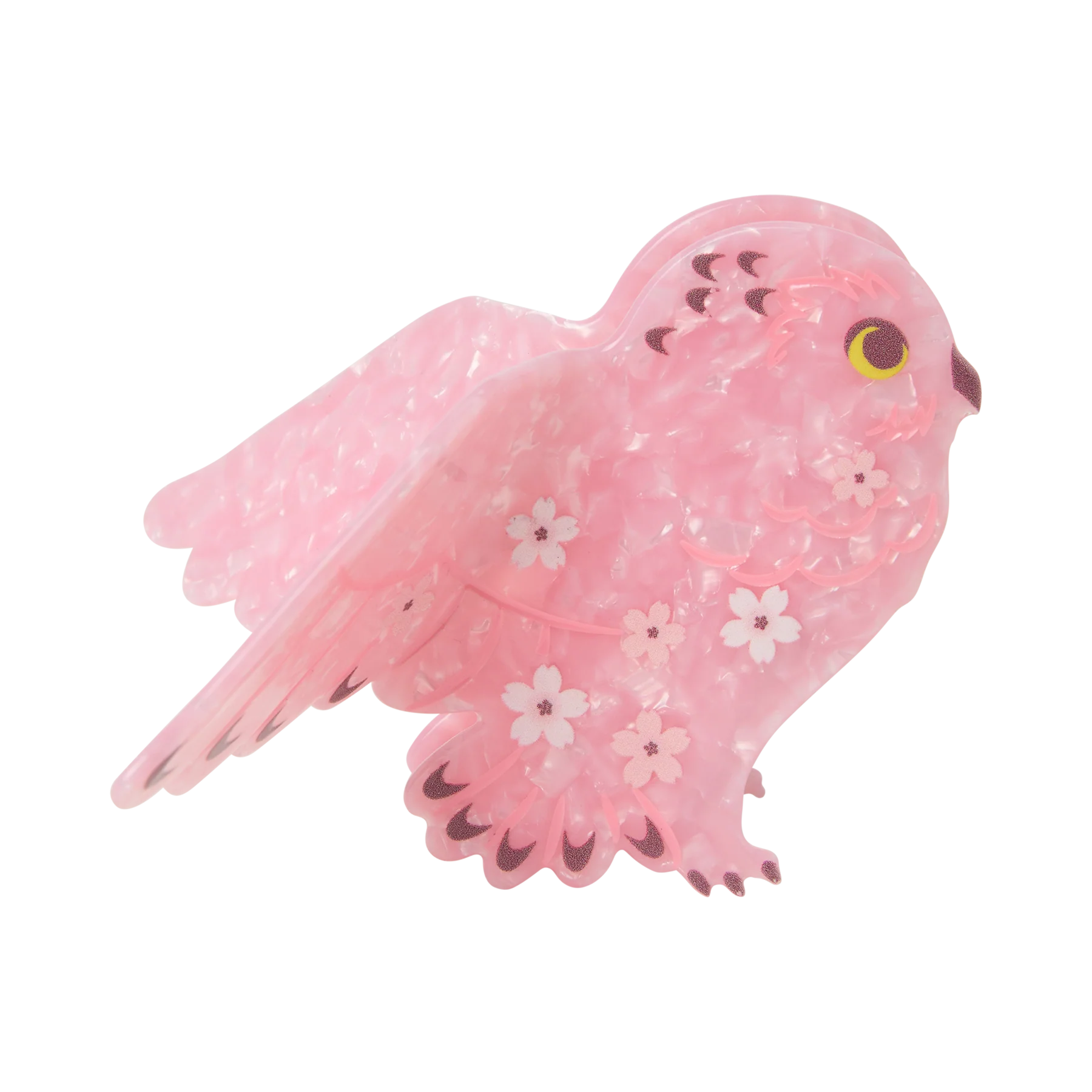 Sakura Owl Hair Clip - Image 2
